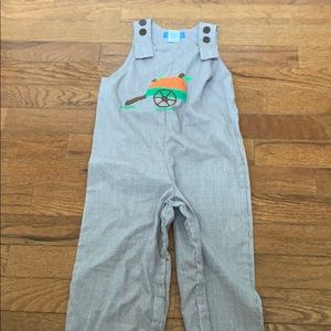 24month Monday’s Child Fall Overalls